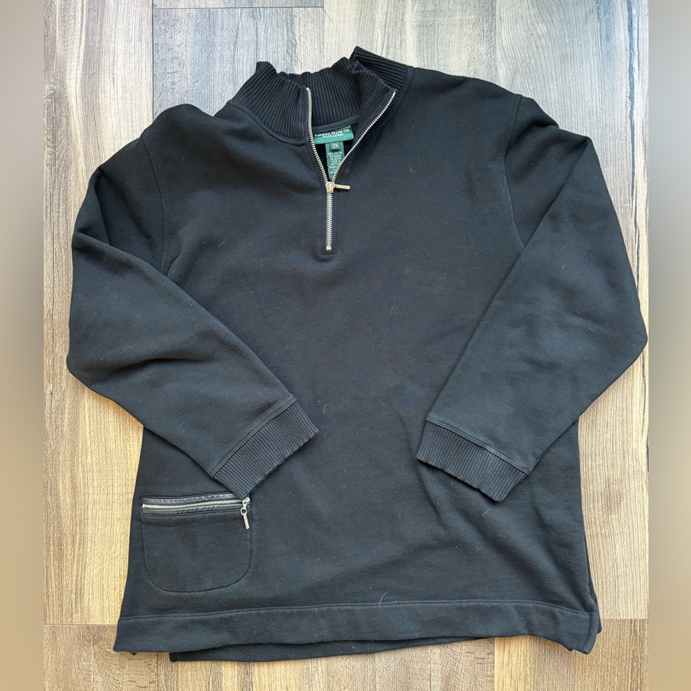 Ralph Lauren quarter zip oversized sweater.